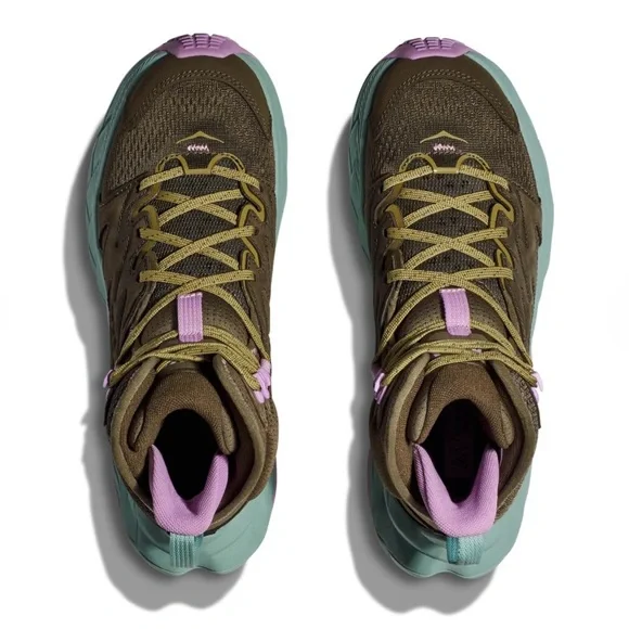 Hoka 🔥 Anacapa Breeze Mid Olive Green Hiking Boots 1134506 DOAG Size 7 7.5 8 - Picture 5 of 8